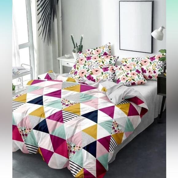 Quilted Bedspread Platinum Supersoft Glace Cotton Queen Comforter Quilt Throw - Picture 1 of 1